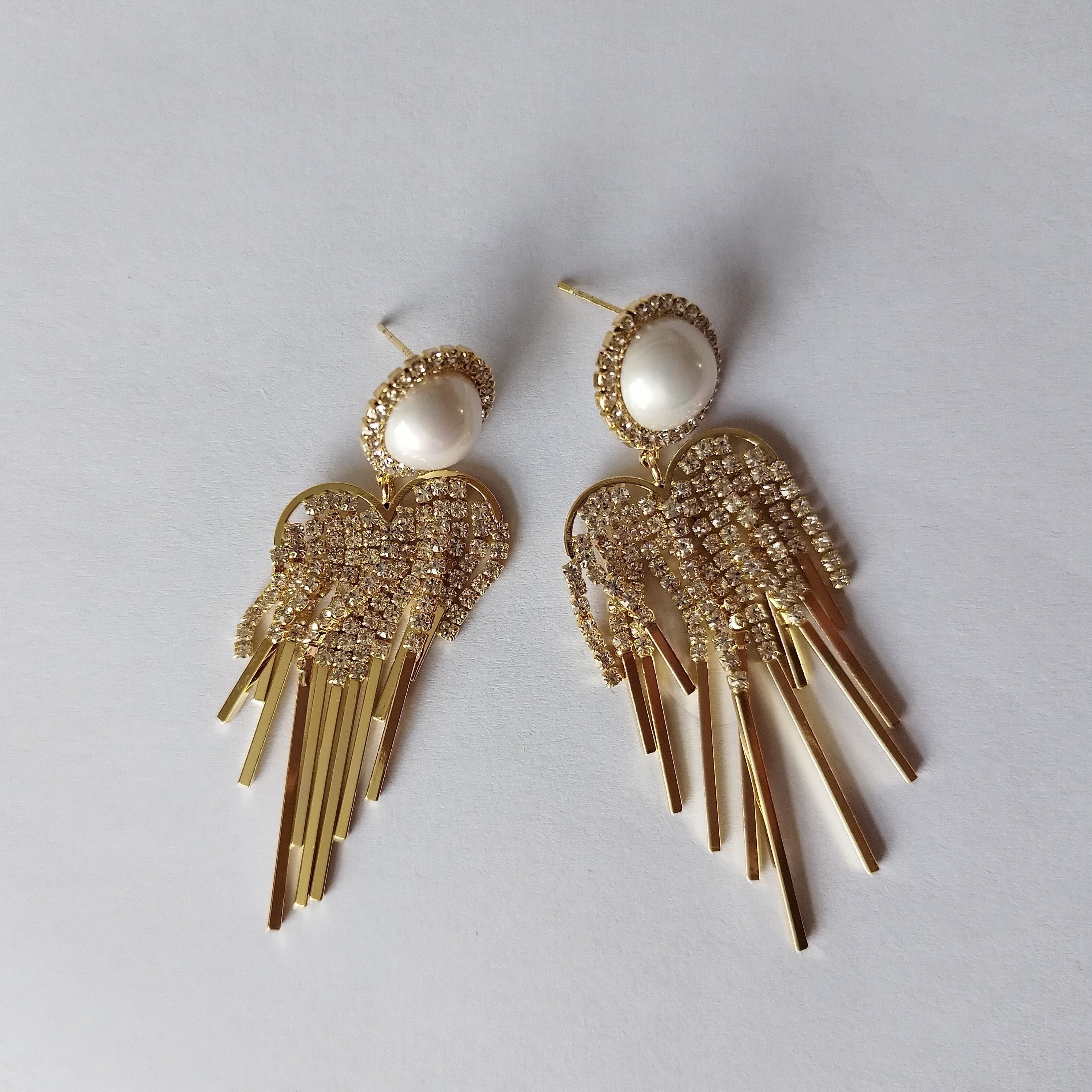 Tassel Pearl Dangle Earrings Gold Dangle Earrings For Women Pearl Dangle Gold Dangle Earrings For Women Large Gold Pearl Dangle Earrings Gold Earrings Pearl Earrings For Women