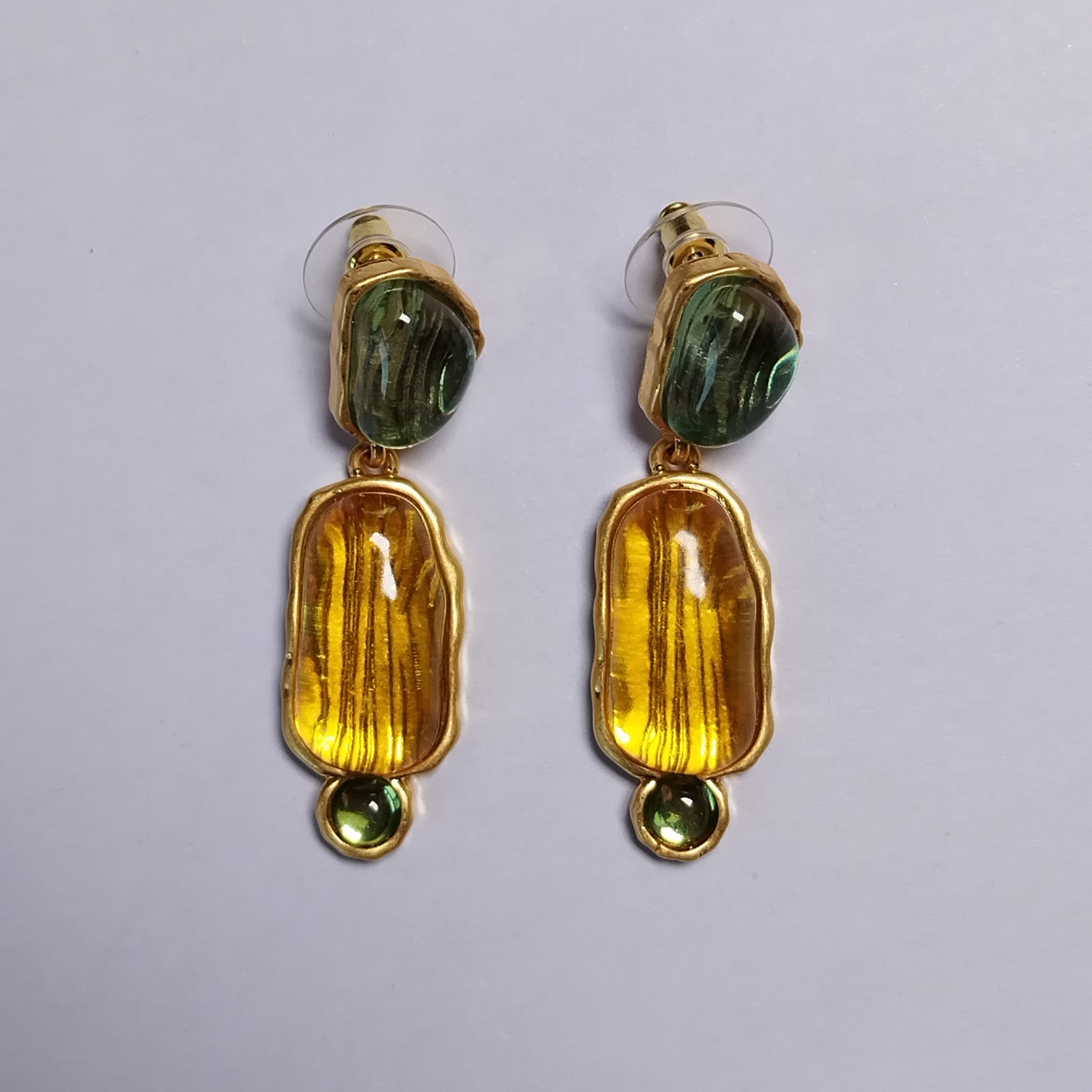 Drop Earrings，Antique Gold-Tone Finish